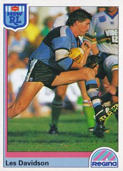 1992 Regina NSW Rugby League #121 Les Davidson Front